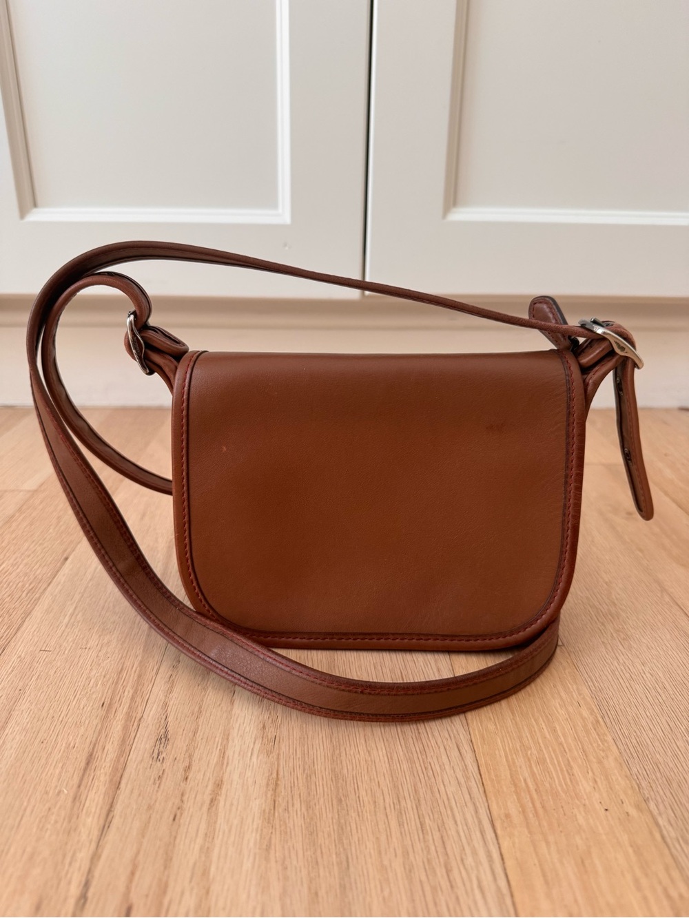 Coach saddle bag 18 glovetanned leather dinky 57731